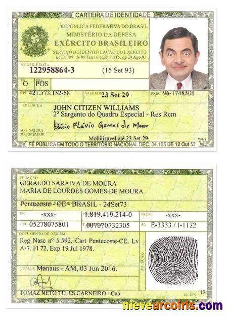 BRAZIL identity card 2